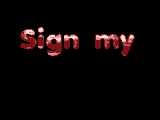Sign my guestbook